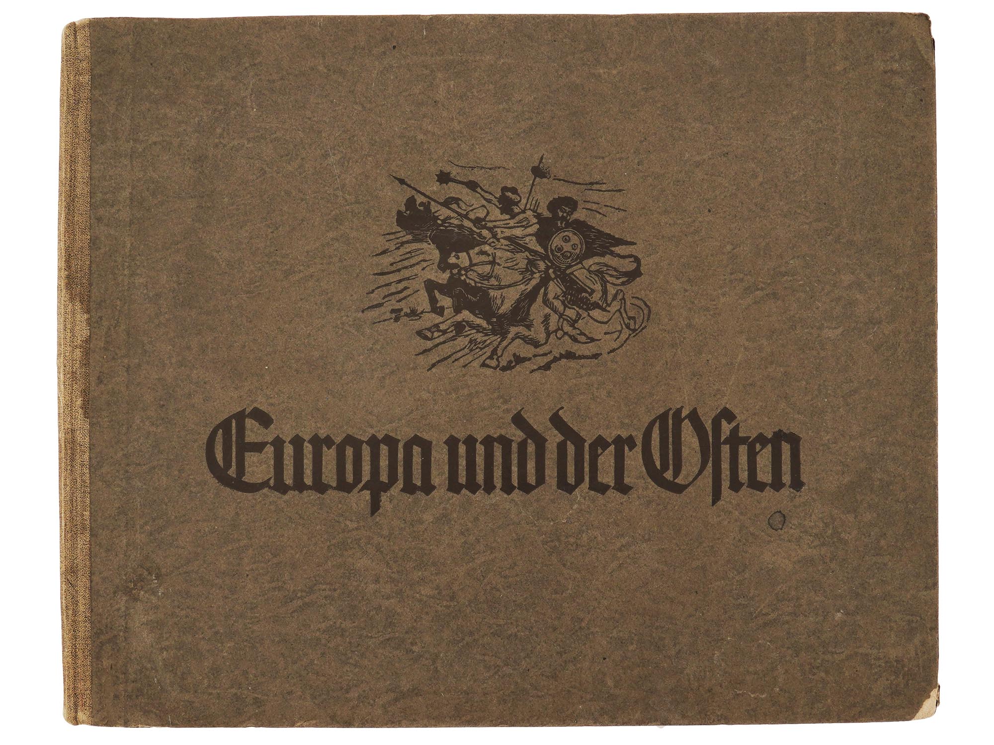 NAZI GERMAN ALBUM WITH EX LIBRIS OF ADOLF HITLER PIC-1